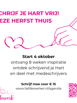 Zo 4 okt Start Herfsteditie Schrijf Je Hart Vrij Thuis (8x)